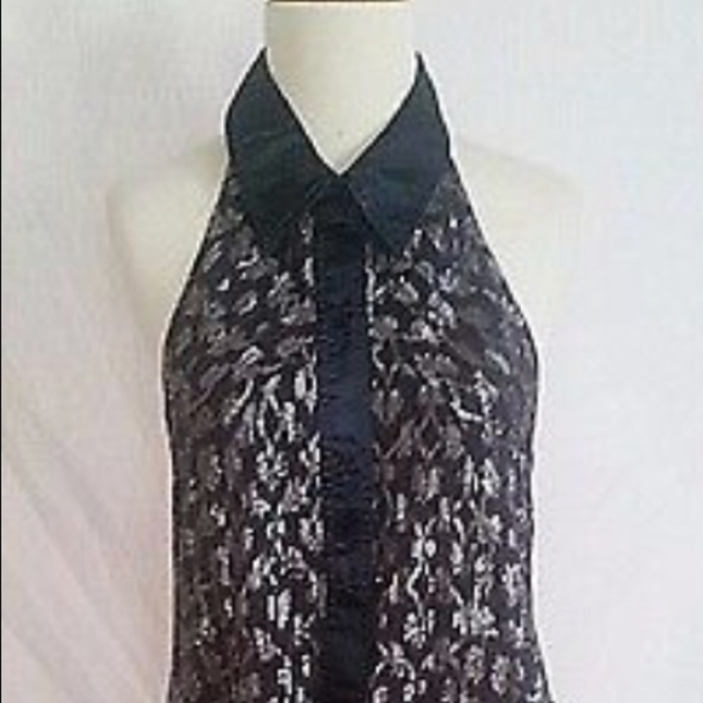 Free People New Romantics sexy tuxedo dress size L